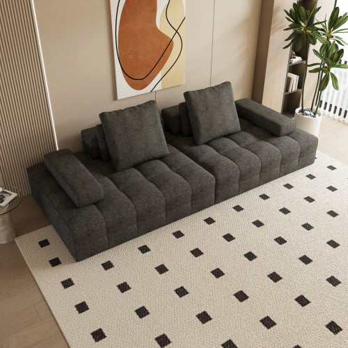 Modern Loveseat Sofa With Extra Deep Seats