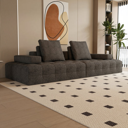 Modern Loveseat Sofa With Extra Deep Seats