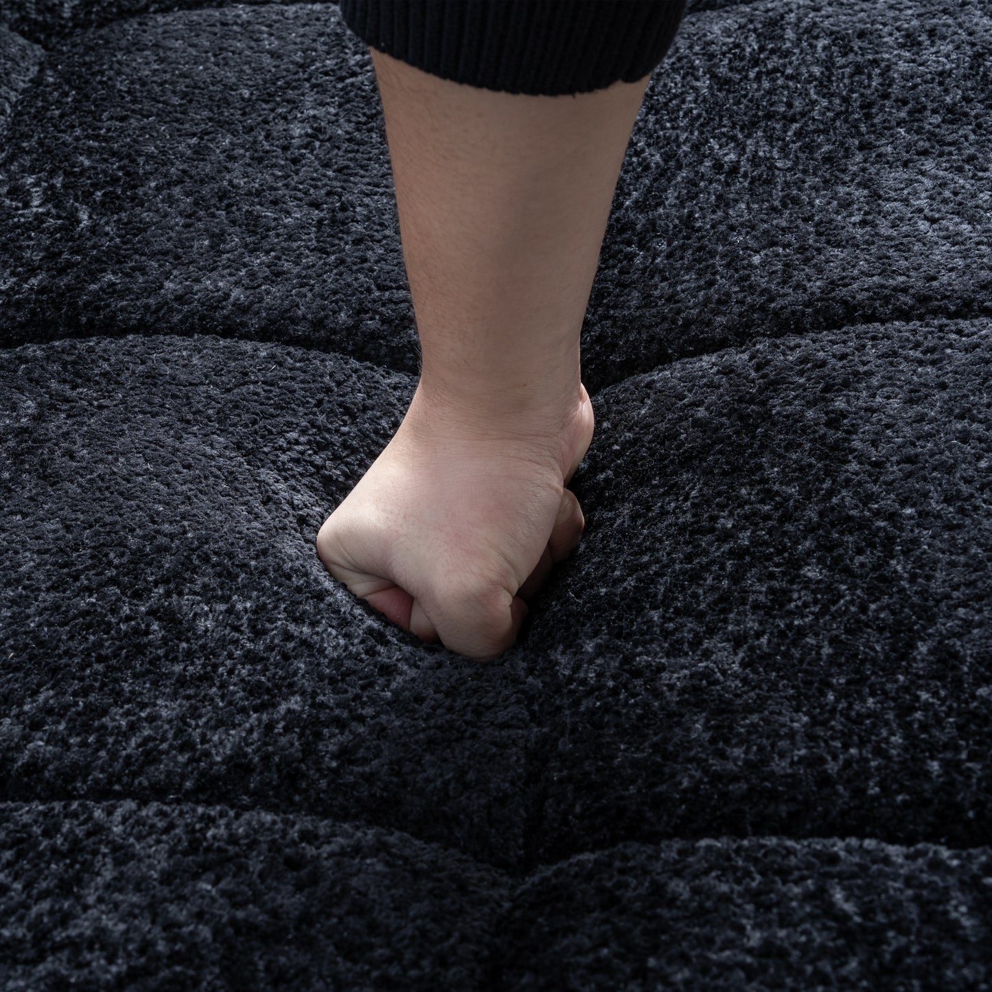 L-Shaped Upholstered Sectional Couch
